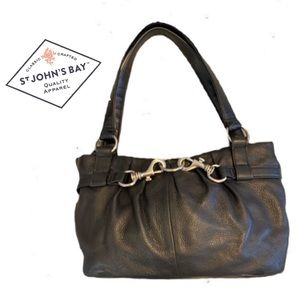 SUPPLE, SOFT LEATHER ST JOHNS BAY HAND BAG